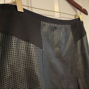 T Tahari Skirt, Faux Leather